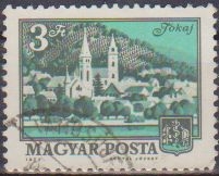 z vendido Hungria 1973 Scott 2198 Sello Monumentos Iglesia y Ayuntamiento Tokaj usado M-2874 Magyar Posta Ungarn Hungary Hongrie Ungheria Hongarije 